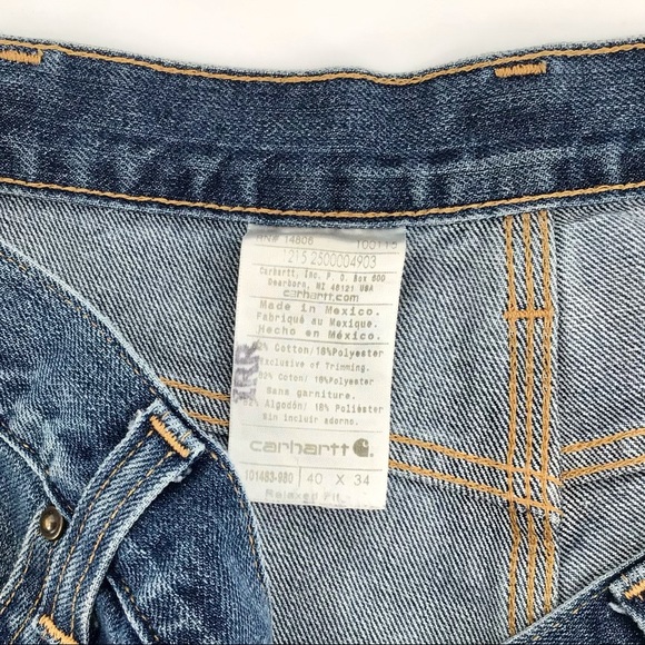 Carhartt Jeans 40x34 Relaxed Fit B23 - Picture 3 of 11